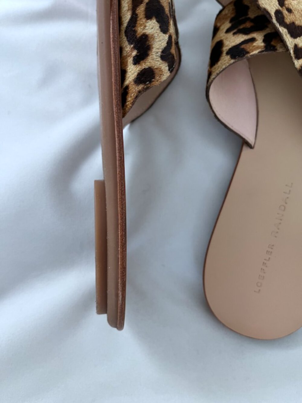 Loeffler Randall Leopard Print Sandals — Size 39 - Picture 6 of 8